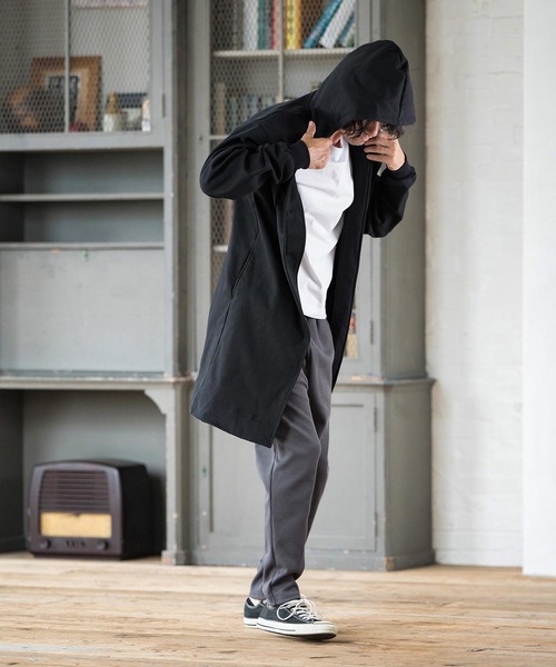 【HOMME】スノーワッフルビッグクルーネック+ロングパンツ CAMBIO（カンビオ） パンツ mp12639- Stretch Heavy Waffle Pants