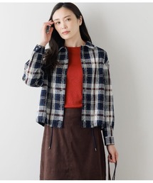 NEWYORKER ブラウス シャツ ジャカードダイアモンド