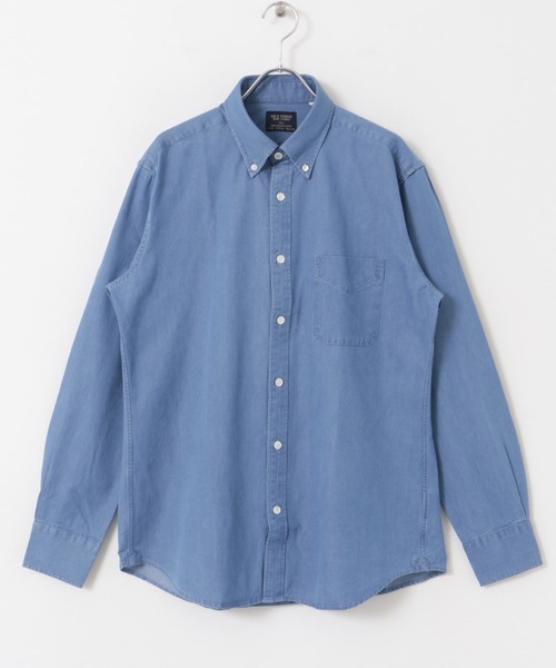 美品 トゥジュー デニムボタンダウンシャツ 比翼ボタン サイズ2 URBAN RESEARCH DOORS シャツ LIFE STYLE TAILOR デニムボタン