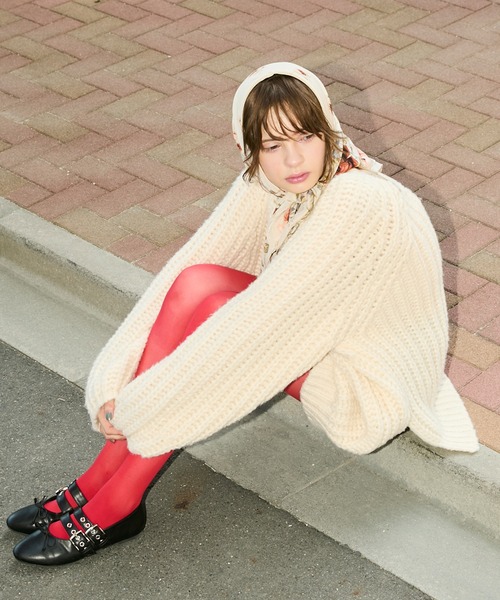 forksy.（フォルクシー） ニット セーター 「forksy.」バックシャン