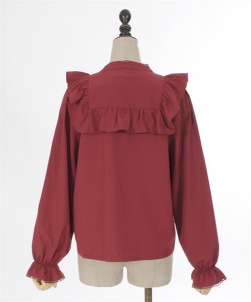 axes femme POETIQUE ブラウス シャツ ビッグリボンブラウス