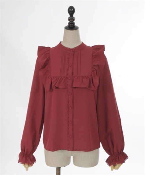 axes femme POETIQUE ブラウス シャツ ビッグリボンブラウス