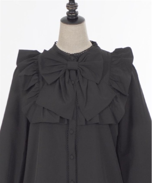 axes femme POETIQUE ブラウス シャツ ビッグリボンブラウス