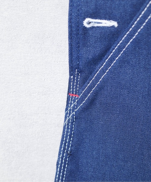 オーバーオール サロペット 「T5」「ROUND HOUSE」MADE IN USA CLASSIC BLUE DENIM BIB OVERALLS_7