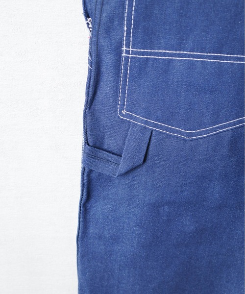 オーバーオール サロペット 「T5」「ROUND HOUSE」MADE IN USA CLASSIC BLUE DENIM BIB OVERALLS_16