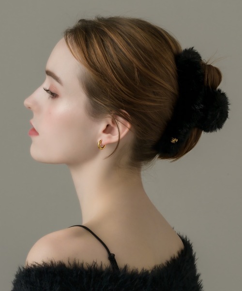 barbie ローズプリントスカート　コート　ヘアクリップ XSサイズあり【ROBE de FLEURS/ローブドフルール】ニット