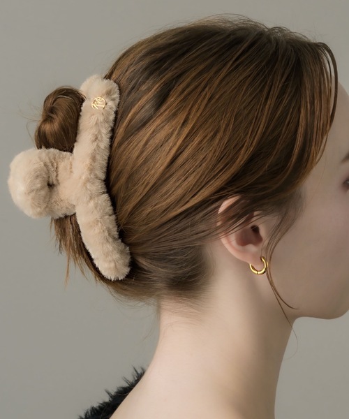 新品 ヘアアクセ muku ヘアクリップ HAIR CLIP / FAKE FUR : ZOZOTOWN Yahoo!店