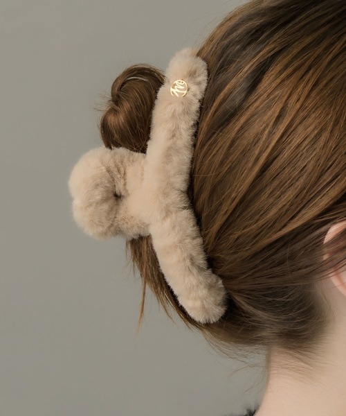 muku ヘアクリップ HAIR CLIP / FAKE FUR : ZOZOTOWN Yahoo!店