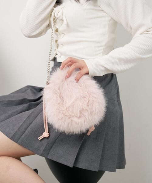 ショルダーバッグ バッグ WEGO/ファー巾着チェーンショルダー レディース | WEGO | 20