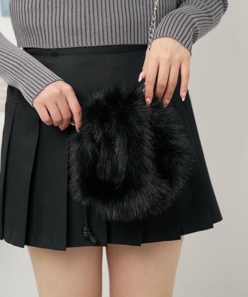 ショルダーバッグ バッグ WEGO/ファー巾着チェーンショルダー レディース | WEGO | 11