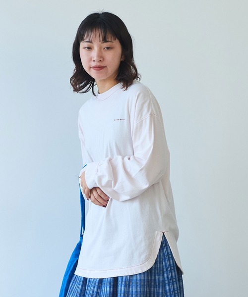 tシャツ itsumo 製品染めロゴプルオーバー レディース