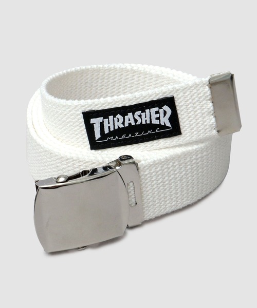 THRASHER（スラッシャー） ベルト 日本製 ネームタグ ガチャベルト
