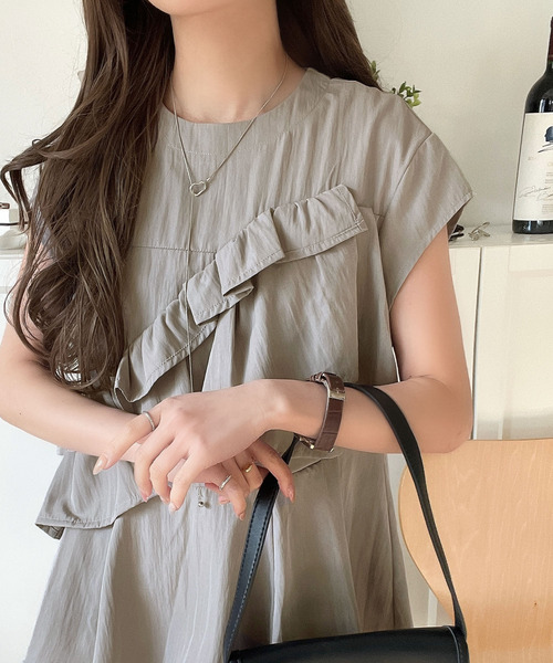 classicalelf ブラウス シャツ 大人かわいいフリル使いフレア