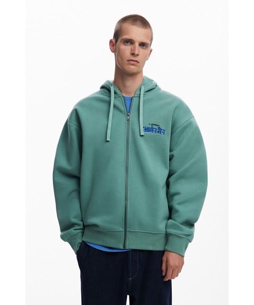 Desigual パーカー Desigual（デシグアル） トレーナー スウェット HULK グラフィック ZIP