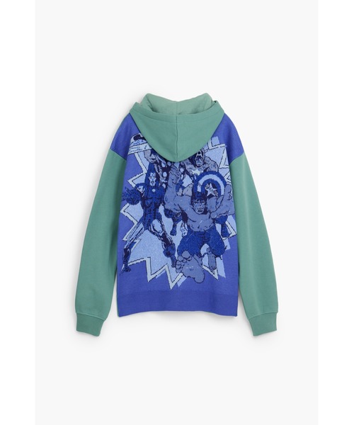 Desigual（デシグアル） トレーナー スウェット HULK グラフィック ZIP