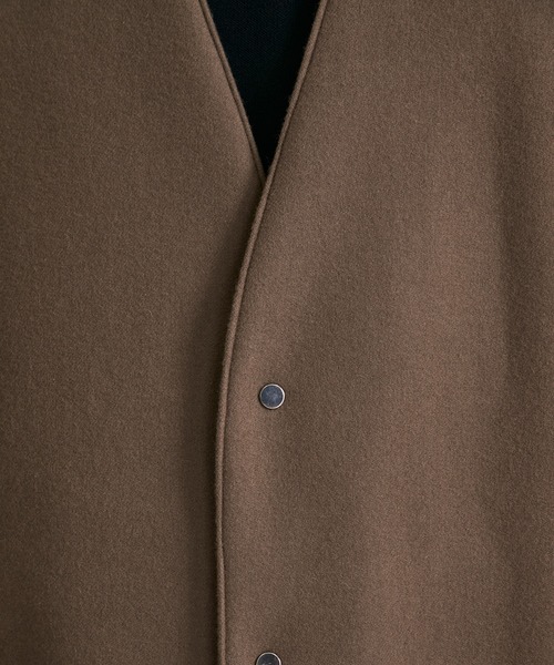 UNITED TOKYO（ユナイテッドトウキョウ） ノーカラーコート 1 ブラック