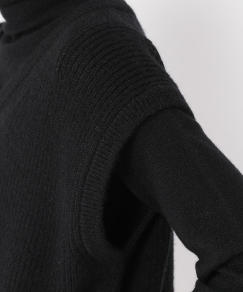 NENETTE 売れ筋商品|||ネネット ニット&セーター アウター レディース Turtlenecks Black カシミヤ混ソフトタッチタートルネック｜JENNE(ジェンヌ)公式
