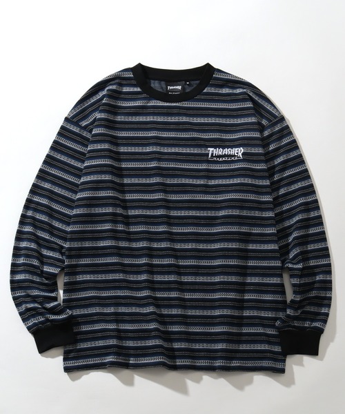 80s〜 THRASHER ロングスリーブTシャツ “Made in USA” THRASHER tシャツ 「THRASHER/スラッシャー」バックプリント