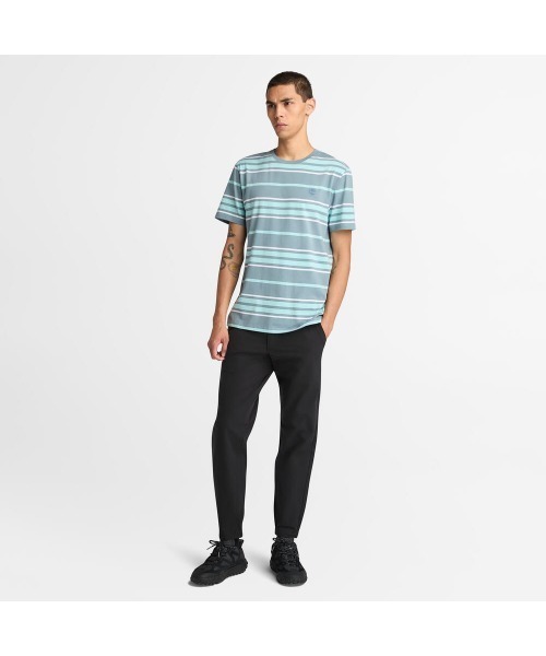 N/L 半袖ストライプTシャツ Timberland tシャツ メンズ 半袖 ストライプ Tシャツ : ZOZOTOWN