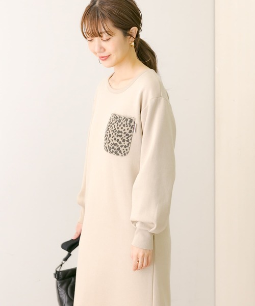 URBAN RESEARCH Sonny Label 長袖ワンピース「HARRIS TWEEDコラボ