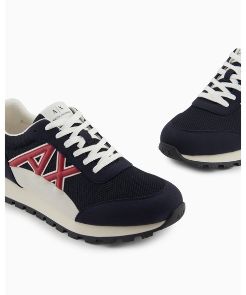 【ARMANI EXCHANGE】 ロゴ スニーカー※送関込 ARMANI EXCHANGE スニーカー 「A|X アルマーニ エクスチェンジ