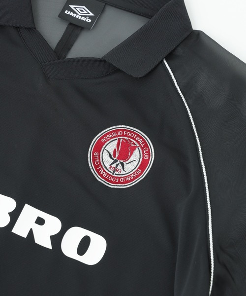 tシャツ (UMBRO×ROSE BUD)SEE-THROUGH SLEEVE GAME SHIRT レディース umbro tシャツ (UMBRO×ROSE BUD)SEE-THROUGH SLEEVE GAME SHIRT