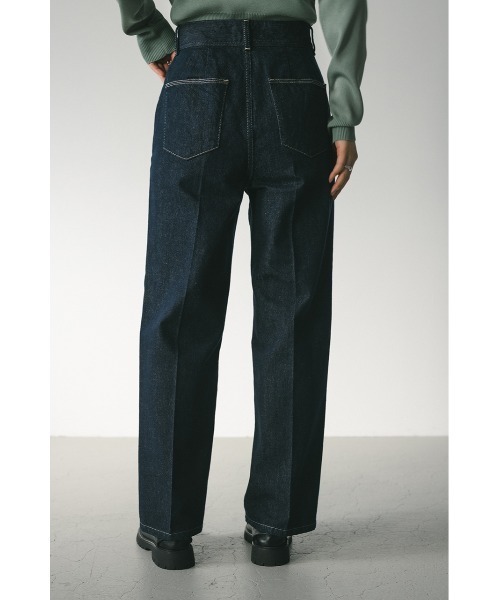 STYLEMIXER ジーンズ デニム デニムパンツ センタープレスデニム