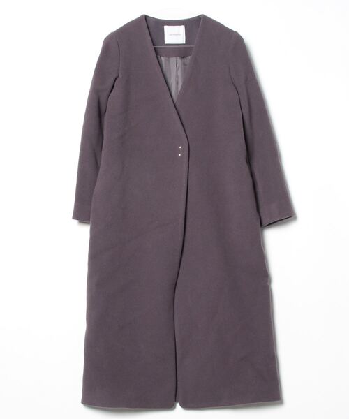 LAGUNAMOON（ラグナムーン） ノーカラーコート X-SMALL パープル