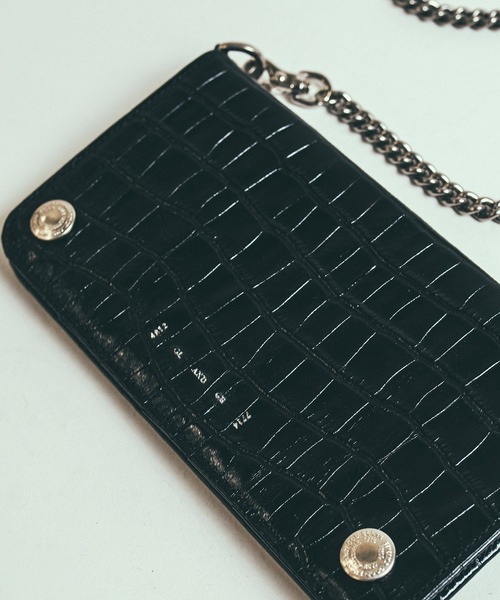 クライミー 財布 LEATHER ZIP WALLET CRIMIE（クライミー）の「LOGO PLAQUE LEATHER ZIP WALLET