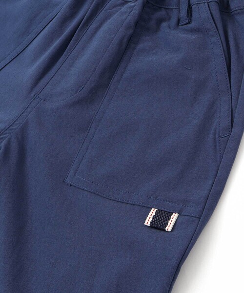 WASK パンツ ロゴ刺しゅうコンバーチブルストレッチナイロン2way