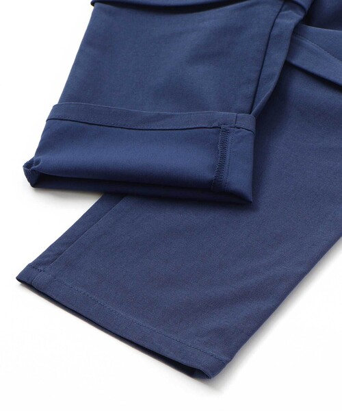 WASK パンツ ロゴ刺しゅうコンバーチブルストレッチナイロン2way