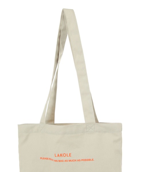 トートバッグ カラーアソートロゴトートバッグ / 324434 レディース | LAKOLE | 19