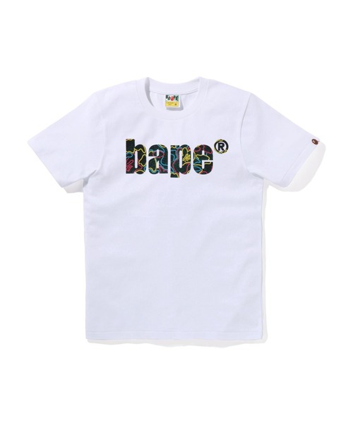 tシャツ NEON CAMO BAPE LOGO TEE レディース