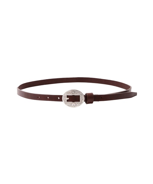 Revenge leather ベルト HELLRAZOR LOGO LEATHER BELT WITH BOX BLACK | FL