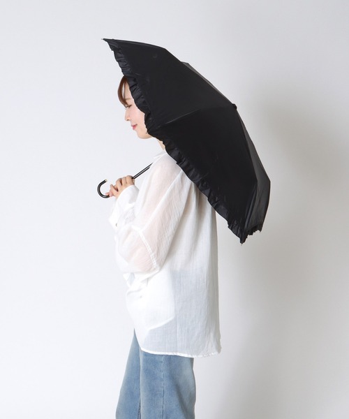 折りたたみ傘 「Wpc.」遮光クラシックフリル晴雨兼用折傘　　＠ レディース | Three Four Time | 15