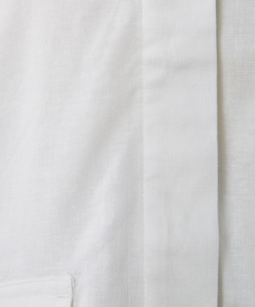 ブラウス シャツ レーヨン麻5分袖ショート丈シャツ「大きいサイズ有」シックスタイル レディース CHIC STYLE ブラウス シャツ レーヨン麻5分袖ショート丈シャツ