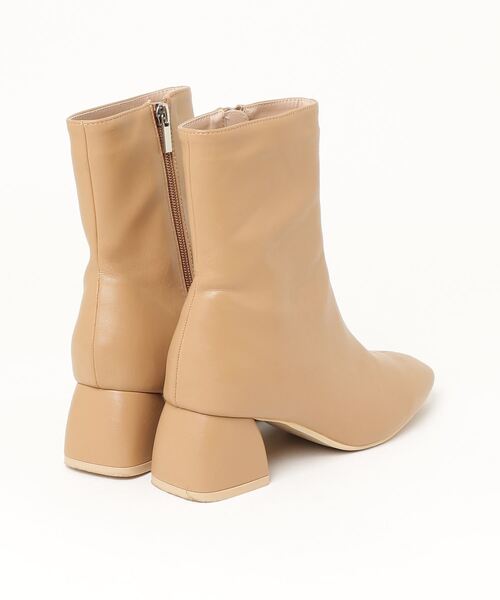 「AmiAmi」 「lelien plus」ショートブーツ M ベージュ レディース_画像2