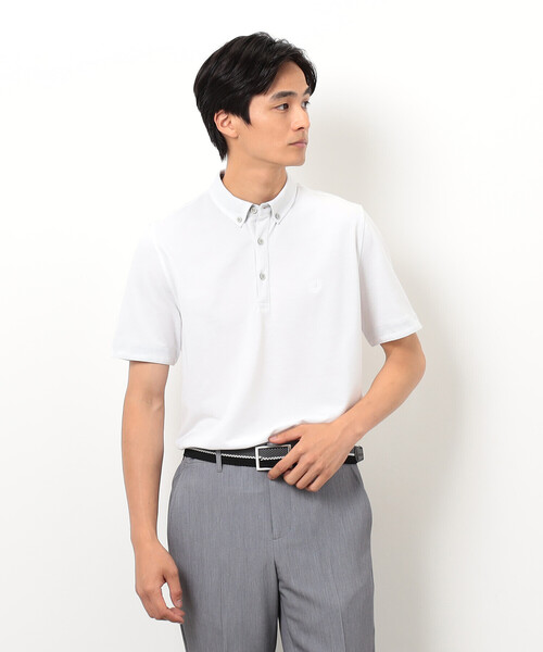 COMME CA ISM ポロシャツ バーズアイ メンズ : ZOZOTOWN Yahoo