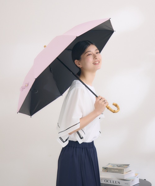 nifty colors（ニフティカラーズ） 折りたたみ傘 完全遮光 晴雨兼用