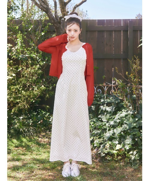 darich ドットカットアシメロングワンピース ダーリッチ Darich ドットカットアシメロングワンピース