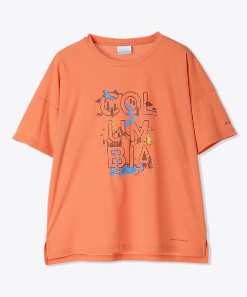 tシャツ Columbia／ウィメンズローハイクオムニフリーズ ショートスリーブTシャツ／コロンビア／冷却／吸湿・速乾／UVカット／半袖Tシャツ レデ Columbia tシャツ Columbia／ウィメンズローハイクオムニ