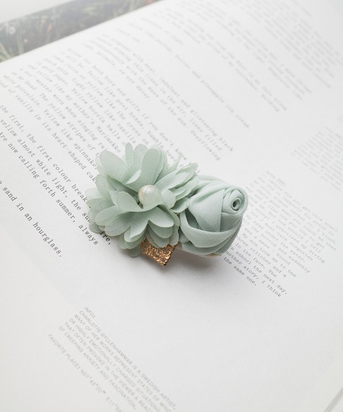 ヘアクリップ 「レースフラワー デザインバレッタ」 : ZOZOTOWN Yahoo