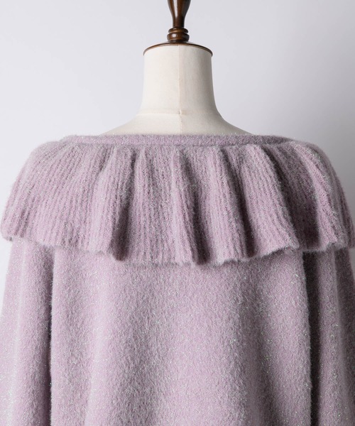 「J1U by LA BELLE ETUDE」 ニットカーディガン FREE ピンク レディース_画像7