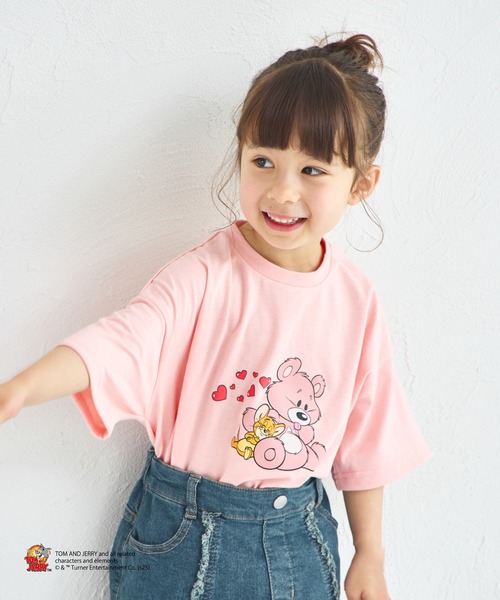 pairmanon tシャツ 「トムとジェリー」 キャラクタープリント 半袖T