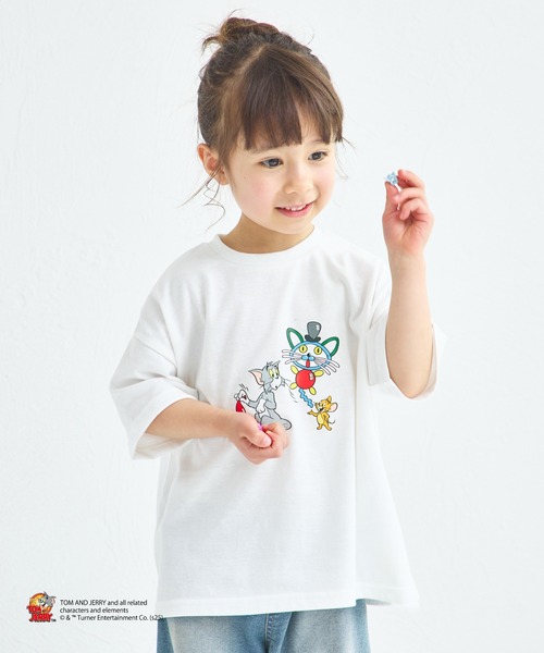 pairmanon tシャツ 「トムとジェリー」 キャラクタープリント 半袖T