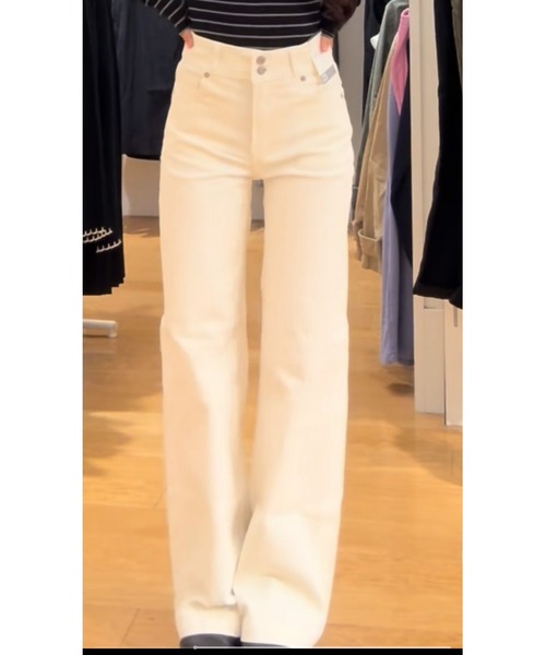 GAP（ギャップ） コーデュロイパンツ 24 アイボリー レディース