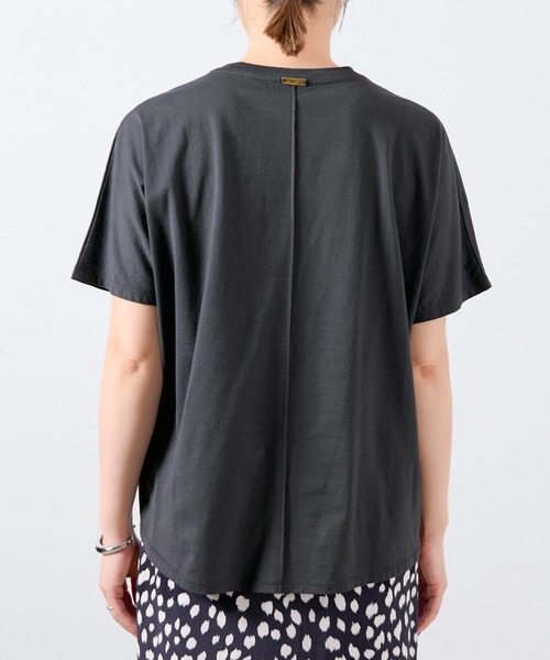 tシャツ 「La Hutte×MICA＆DEAL」”UFARNIENTE”ロゴプリントT-shirt レディース