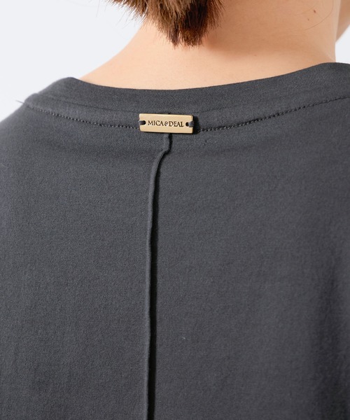 tシャツ 「La Hutte×MICA＆DEAL」”UFARNIENTE”ロゴプリントT-shirt レディース