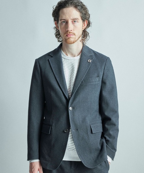 ジャケット テーラードジャケット 「COLE HAAN/コール ハーン」別注 ストレッチツイルジャケット「2WAYストレッチ」 メンズの画像