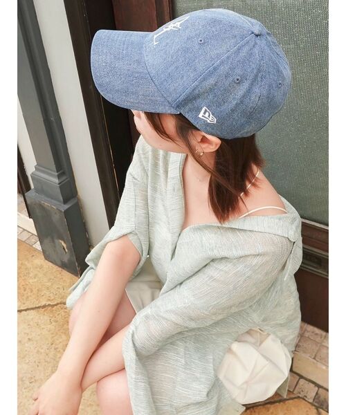 帽子 Water lily NEW ERA キャップ 帽子 「NEW ERA×dazzlin」9FORTY レディース